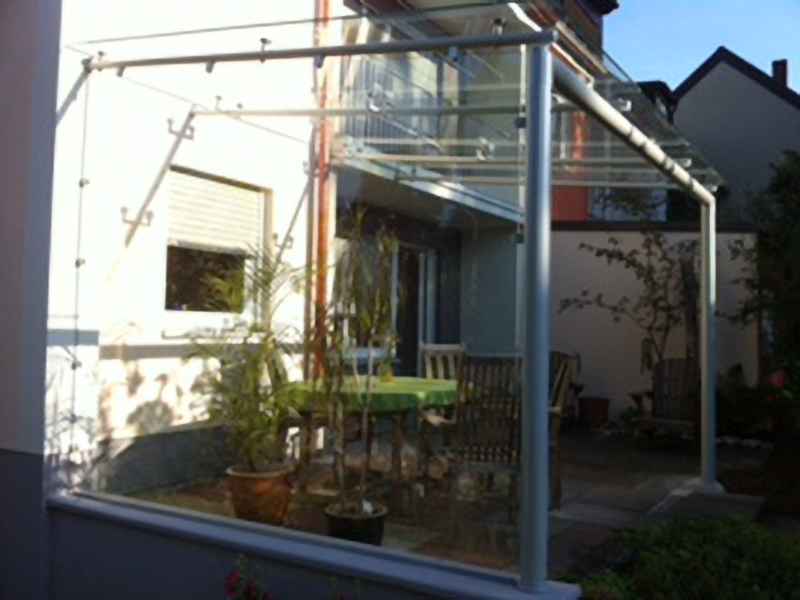 Glas Terrassenüberdachung